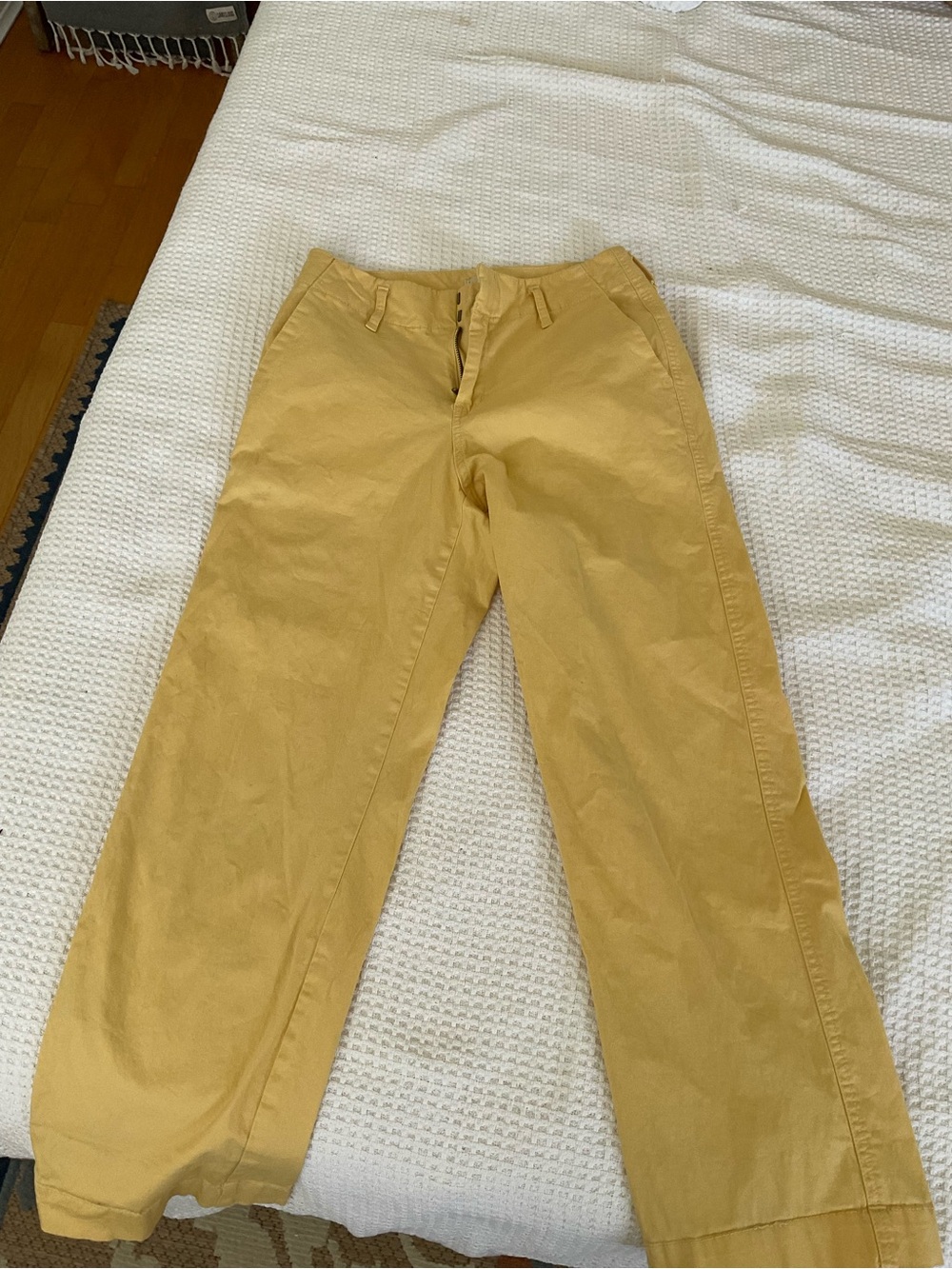 a new day Mustard Straight-Leg Chinos